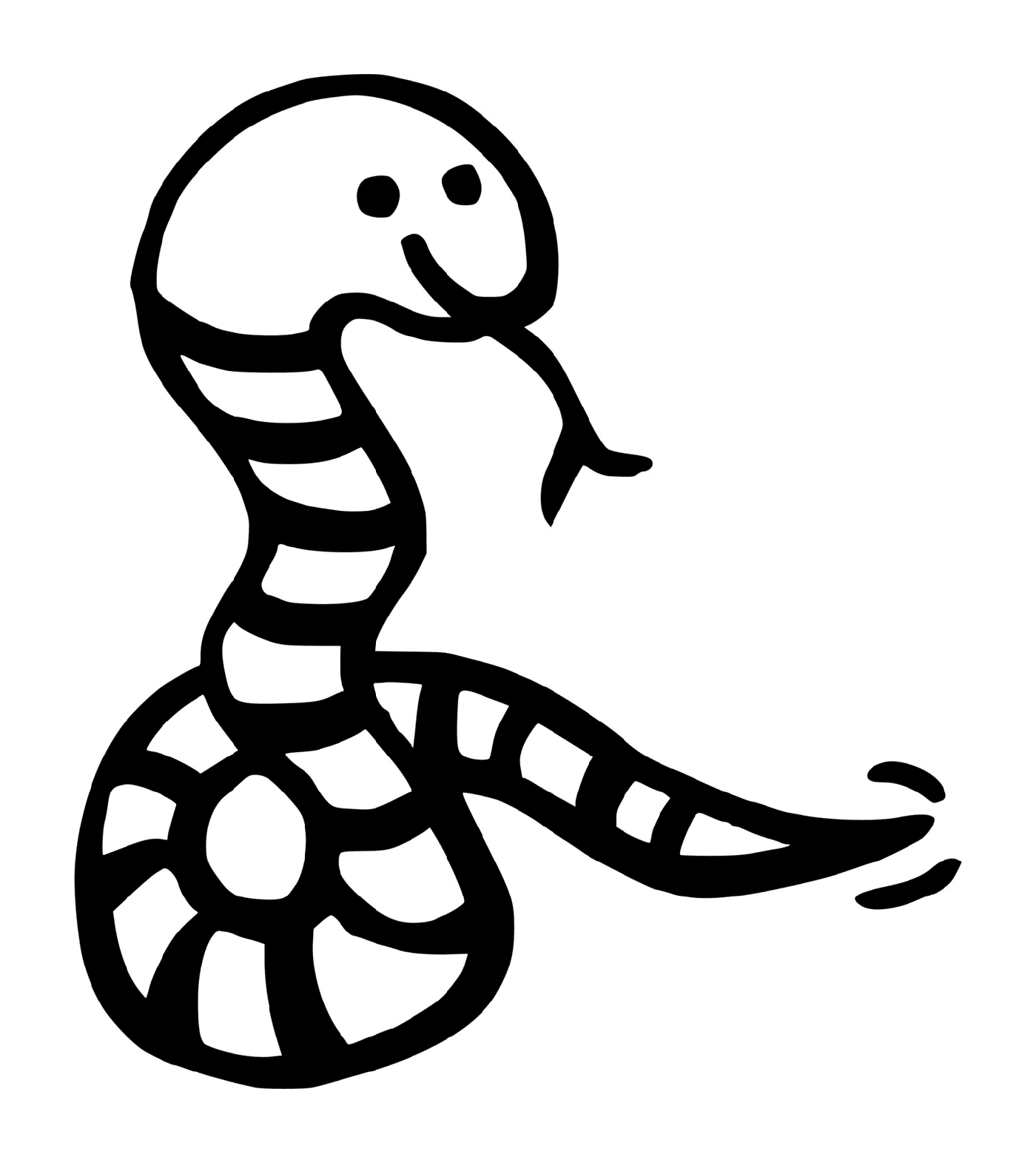  Uma cobra 