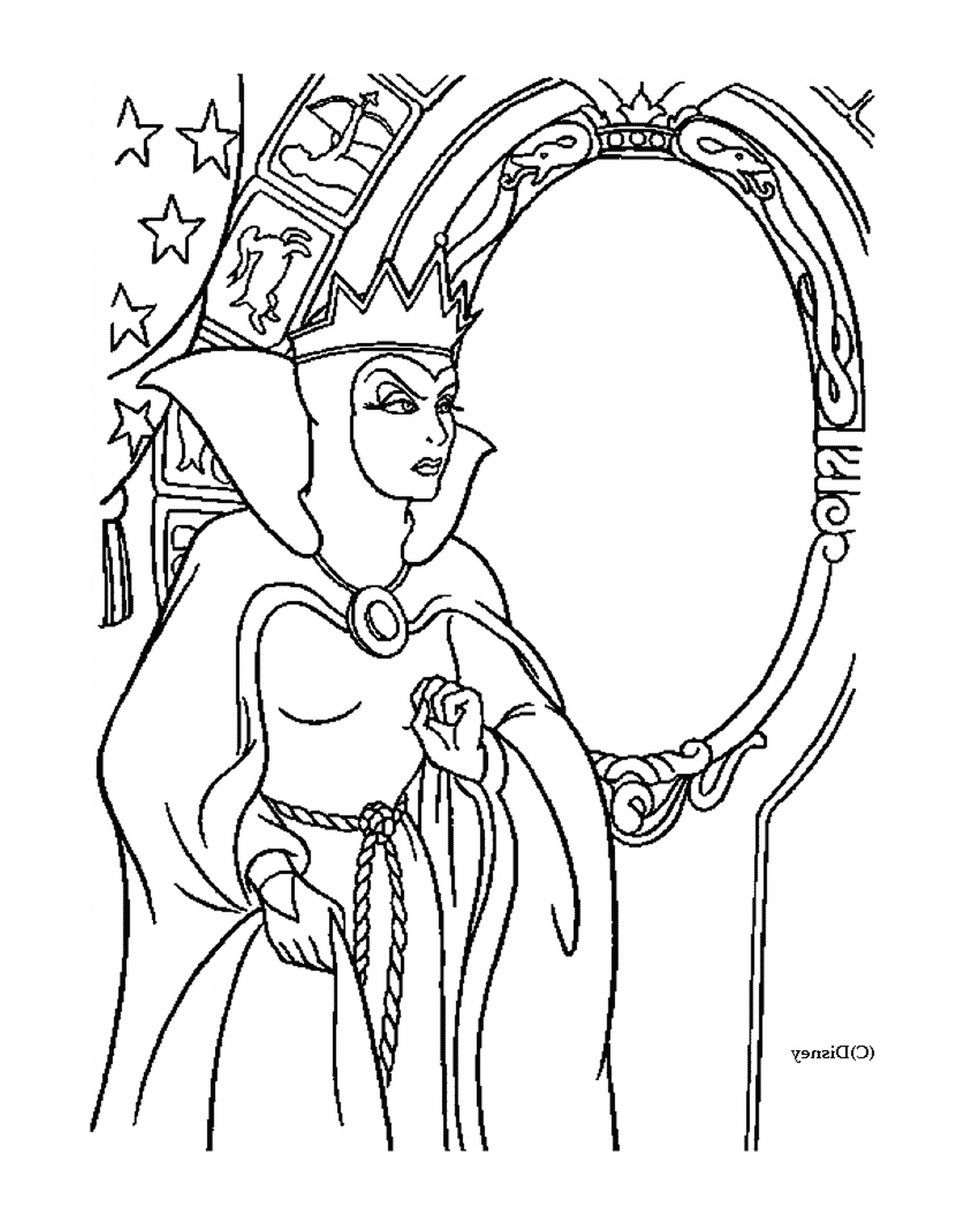  A rainha na frente do espelho 