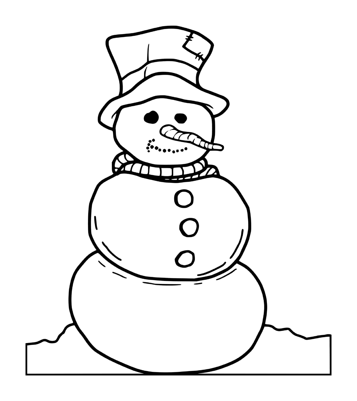  Homem de neve sem braços 