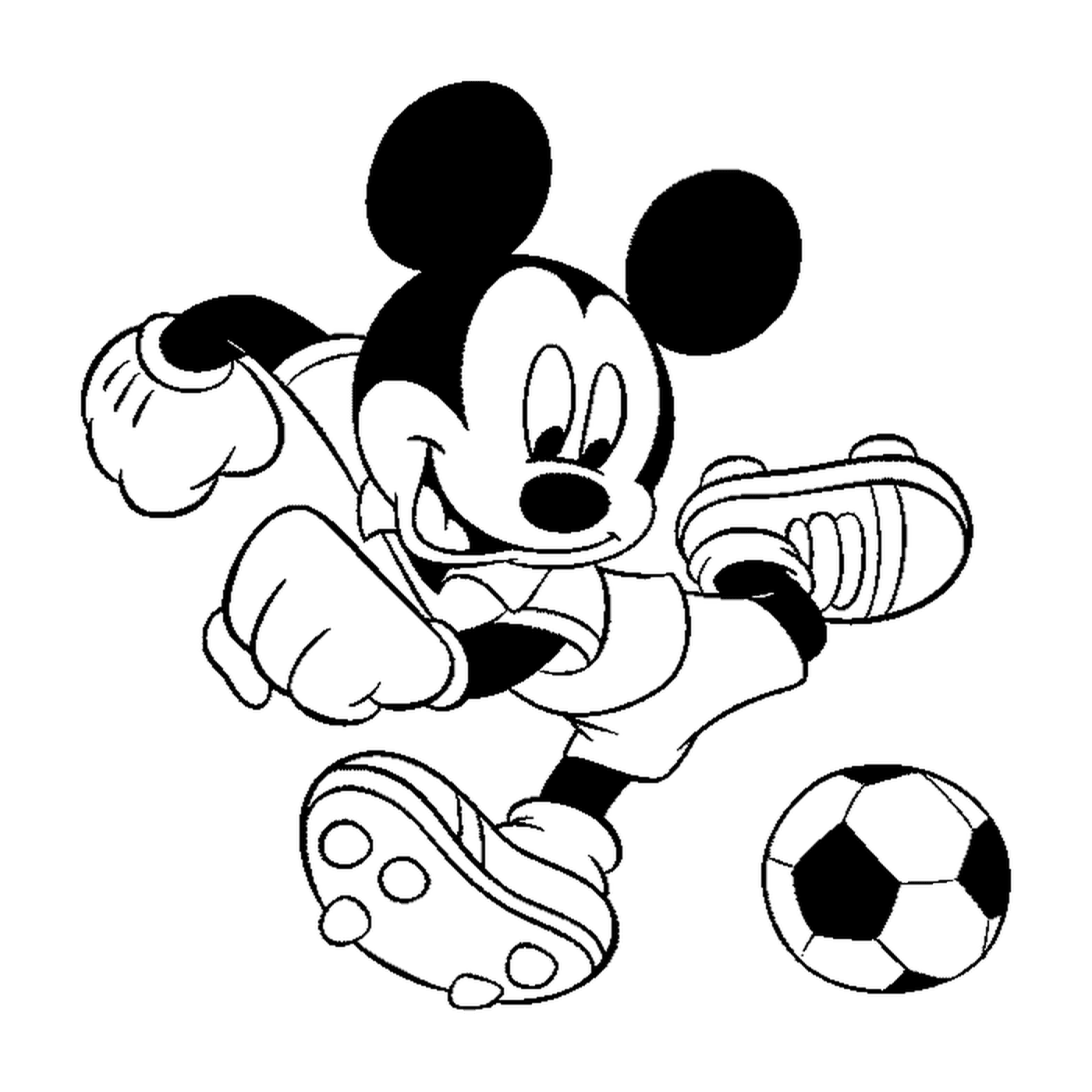  Mickey Mouse gosta de futebol 