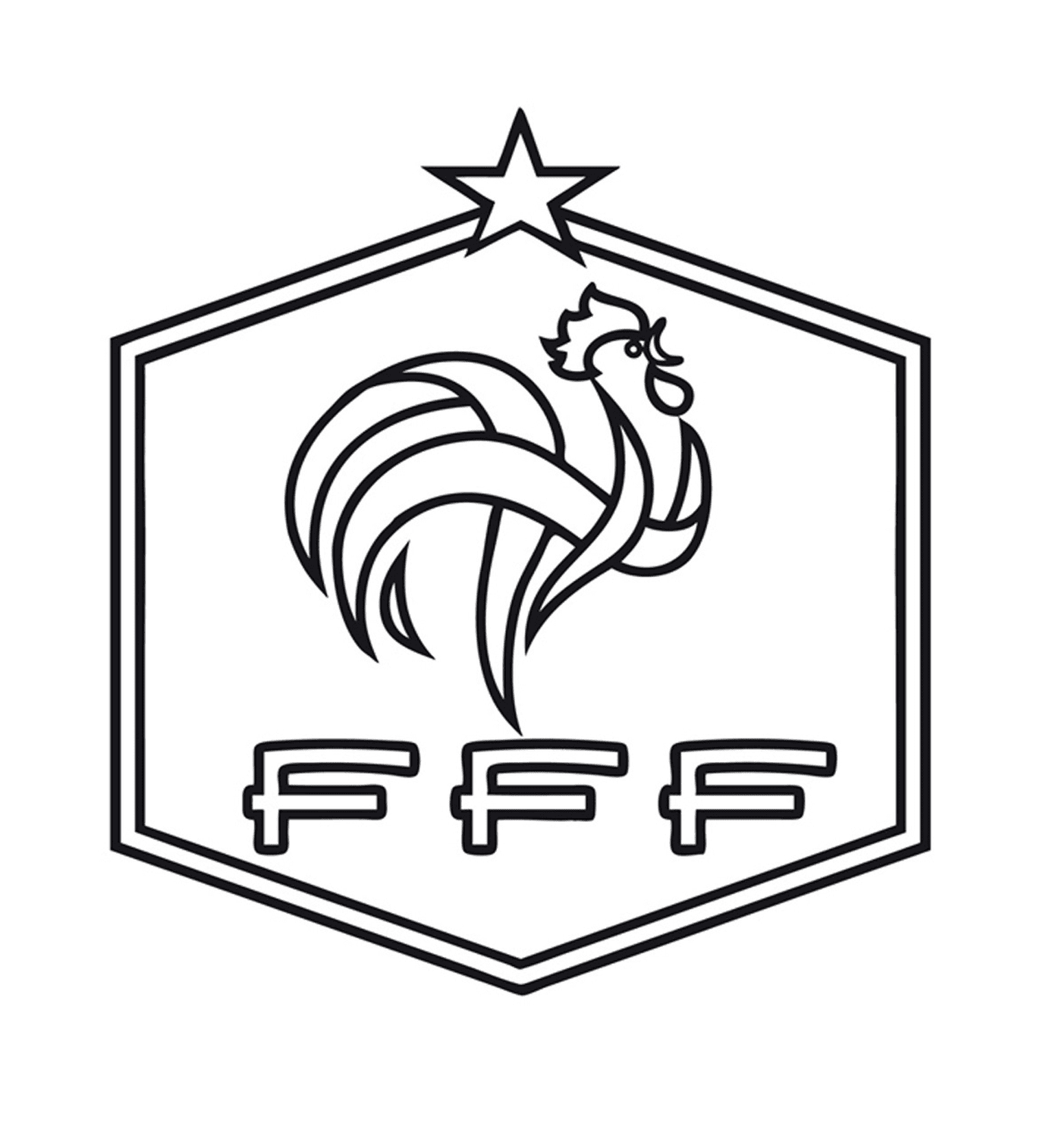  法国足球、公鸡和恒星 