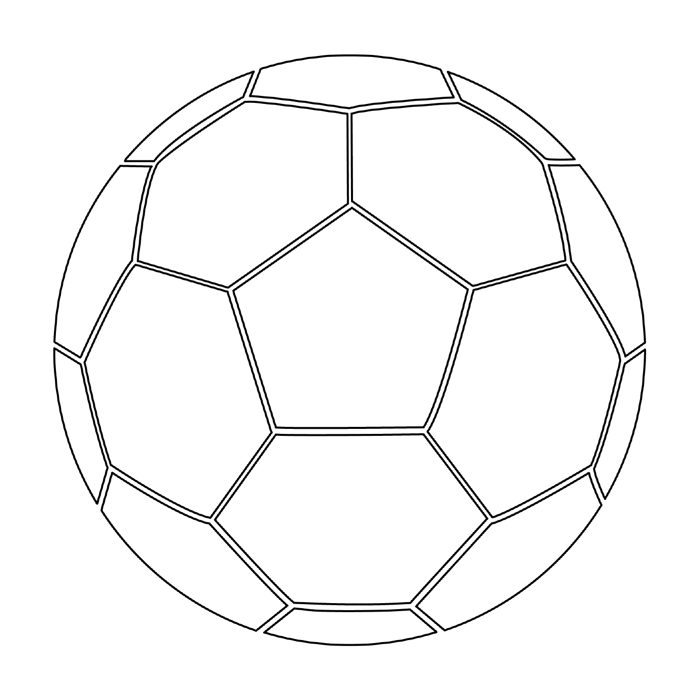  एक फुटबॉल गेंद 