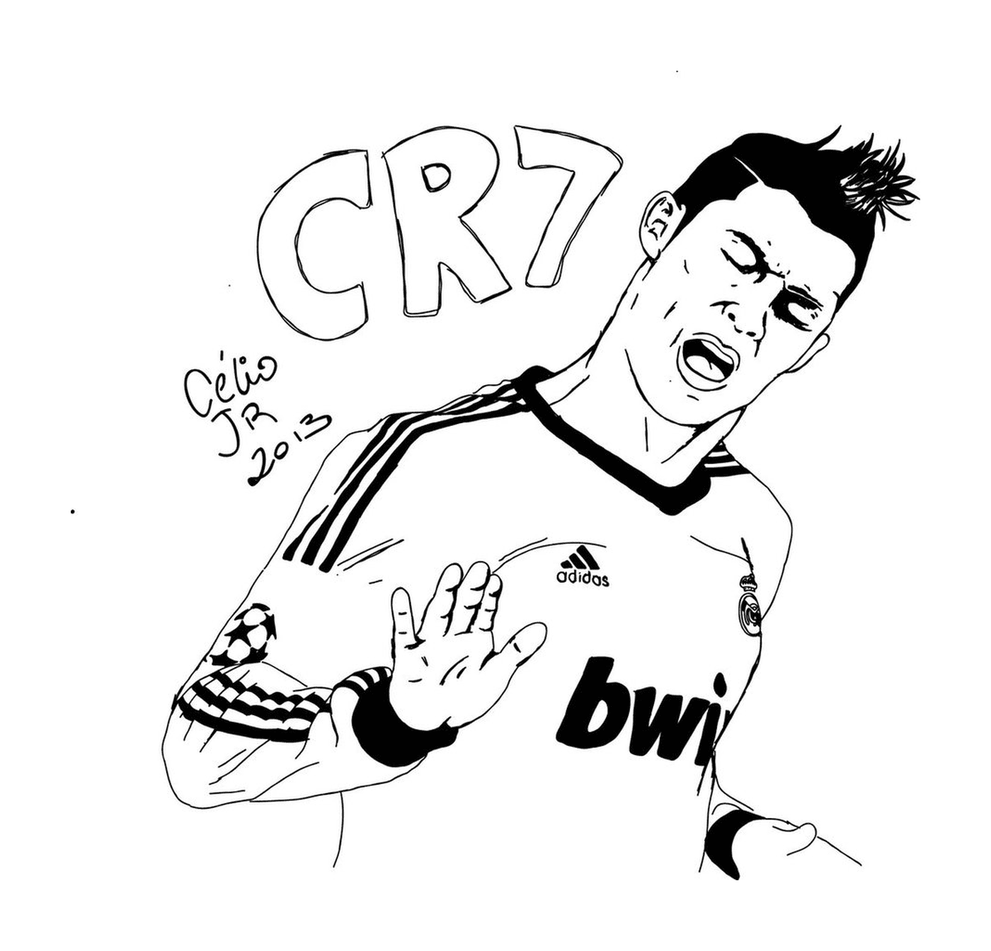  Cristiano Ronaldo comemora golo 