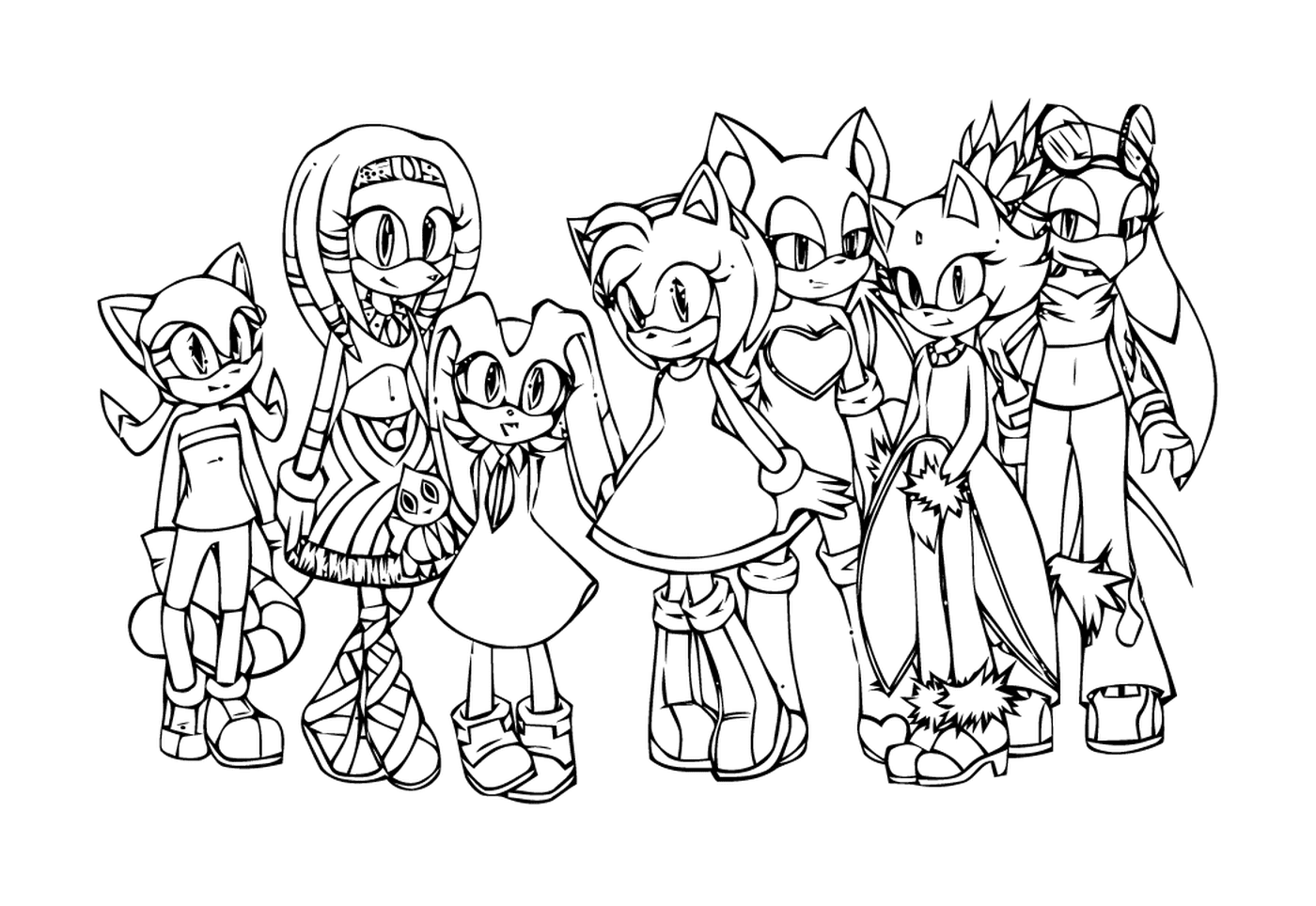 Sonic e seus amigos unidos 