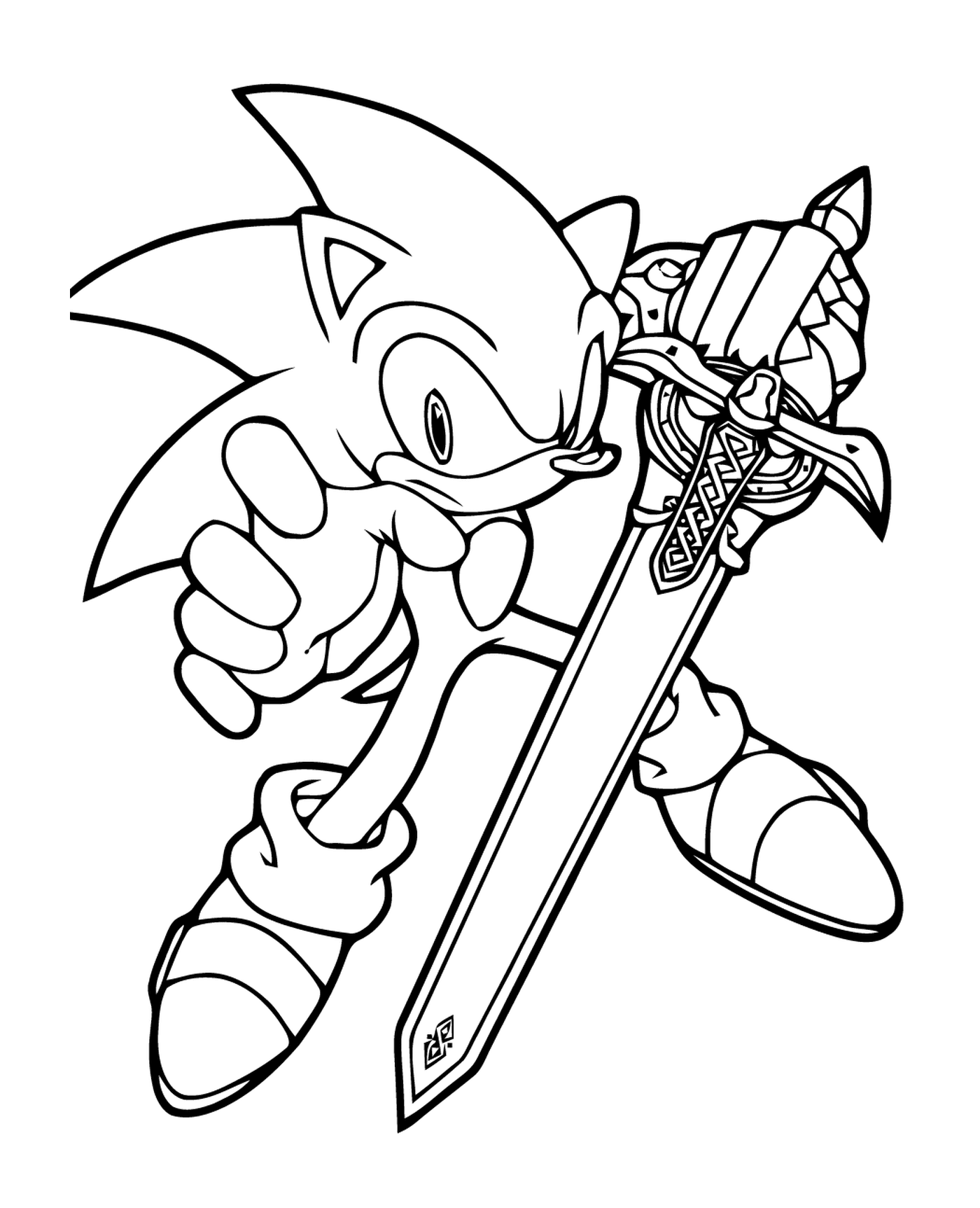  Super Sonic espada poderosa 