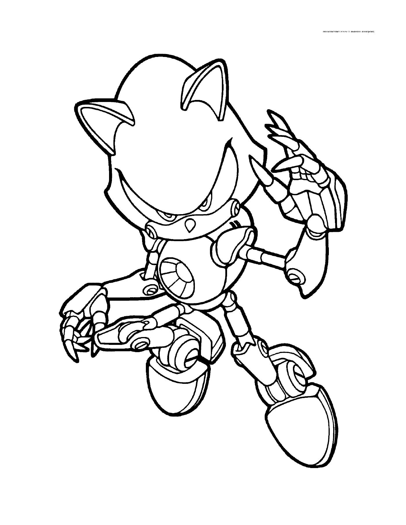  Robô Sonic 2 futurista 
