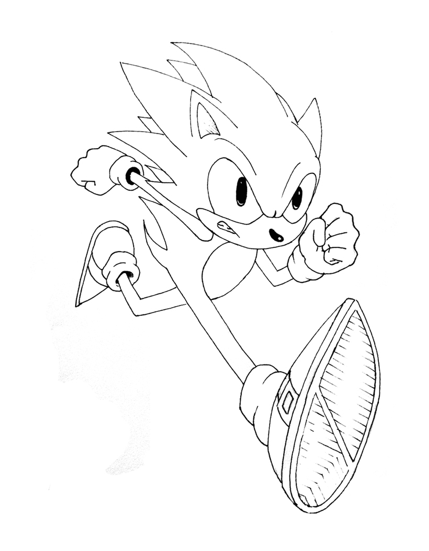  Sonic dinâmico e rápido 