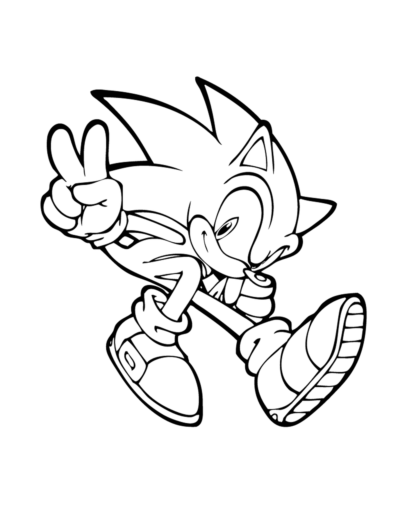  Sonic o salto Hedgehog 