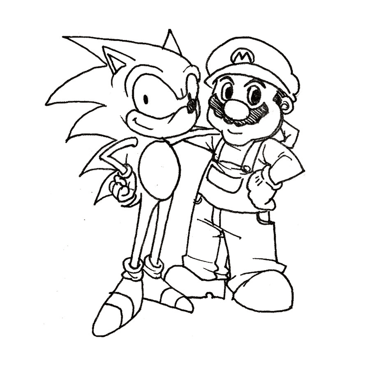  Mario e Sonic juntos 