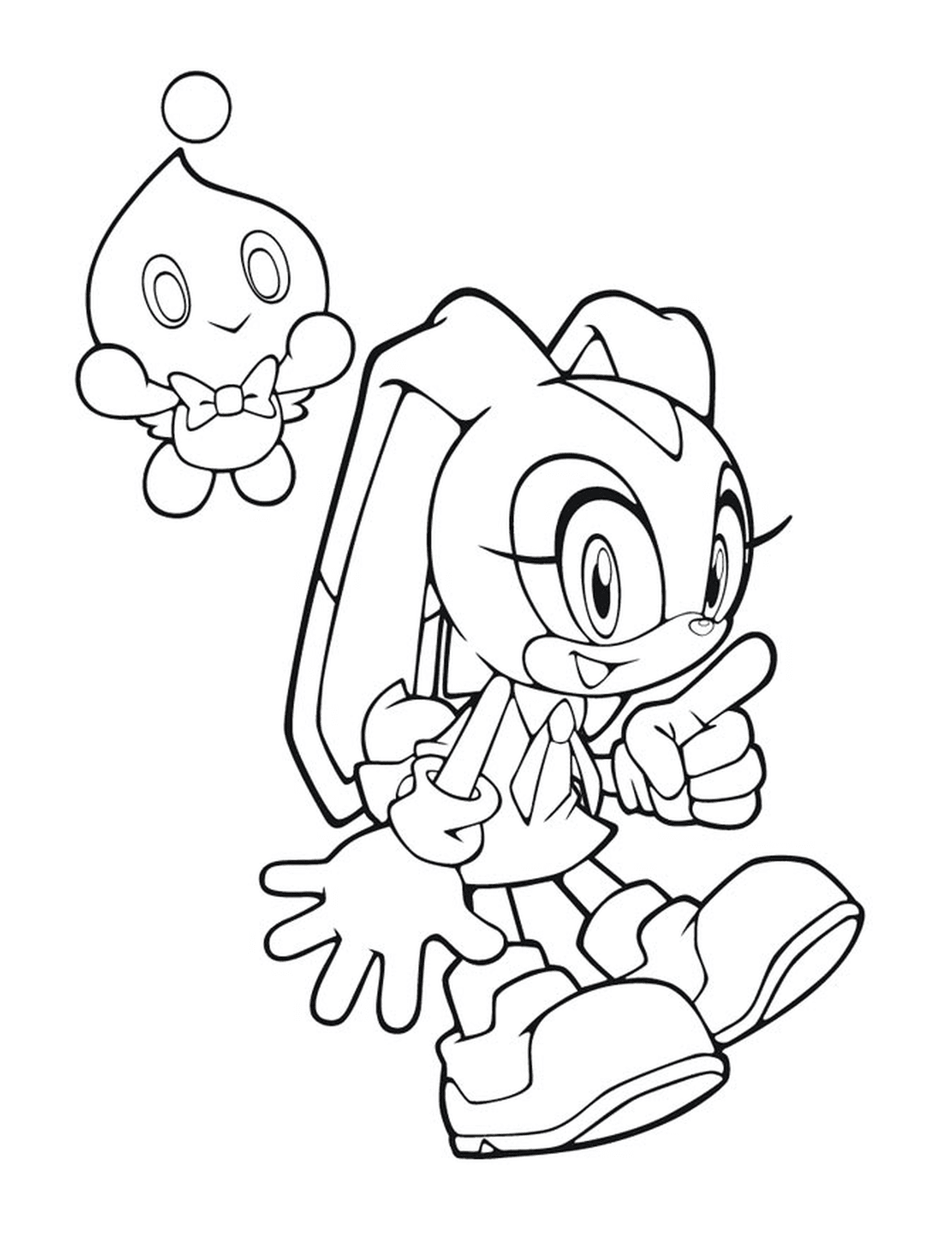  Um personagem de Sonic the Hedgehog 