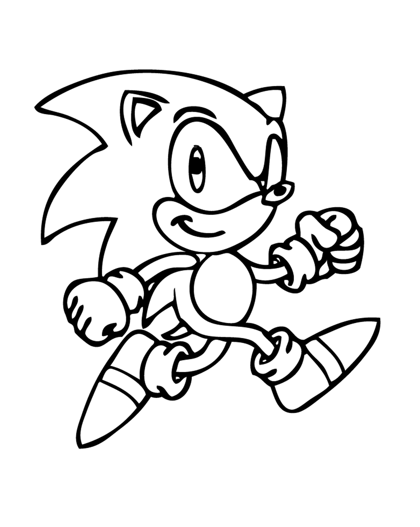  Sonic andando feliz 