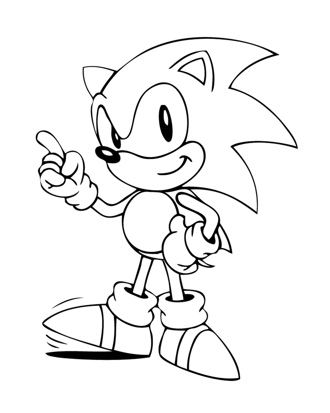  Sonic pronto para correr rápido 