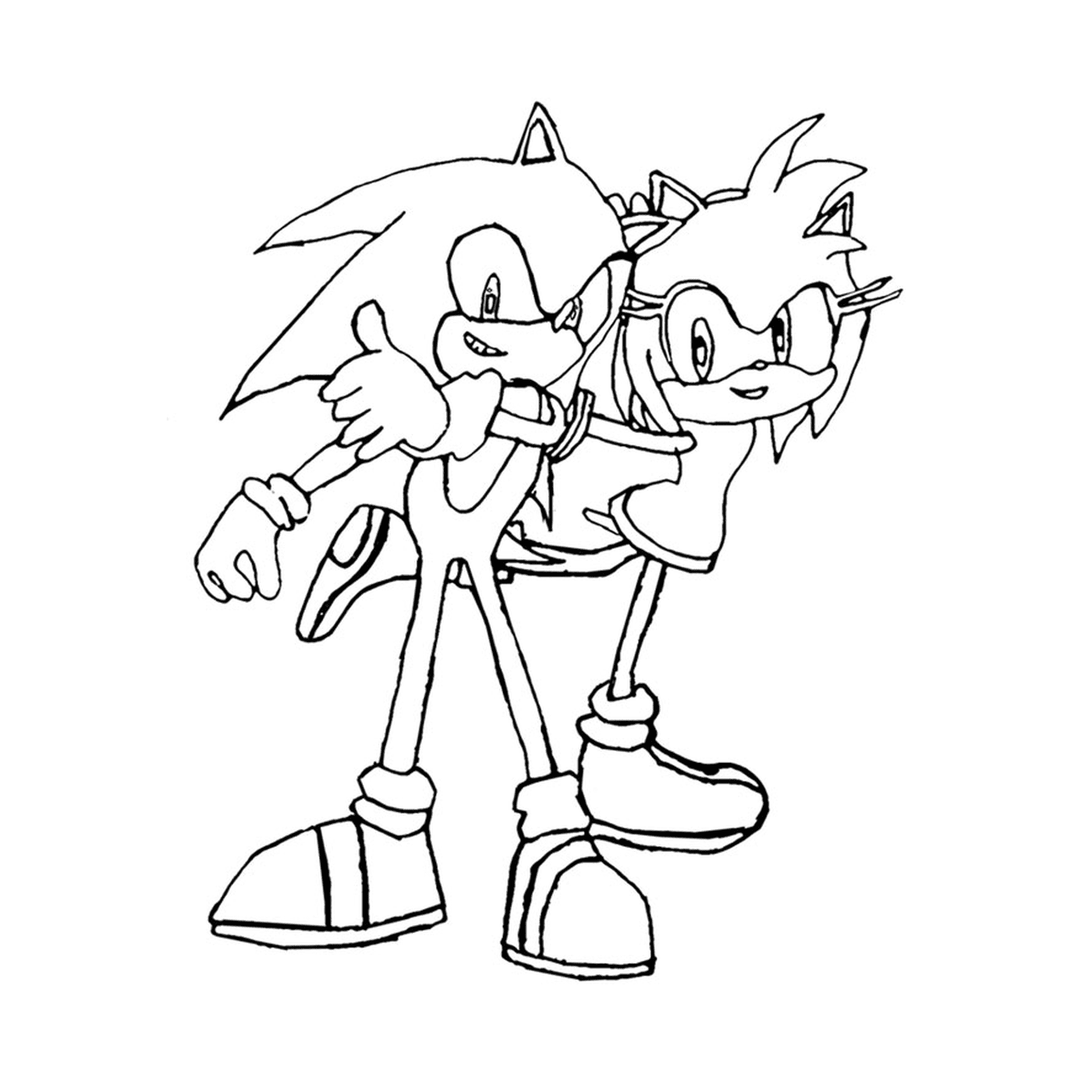 Sonic e seus amigos juntos 