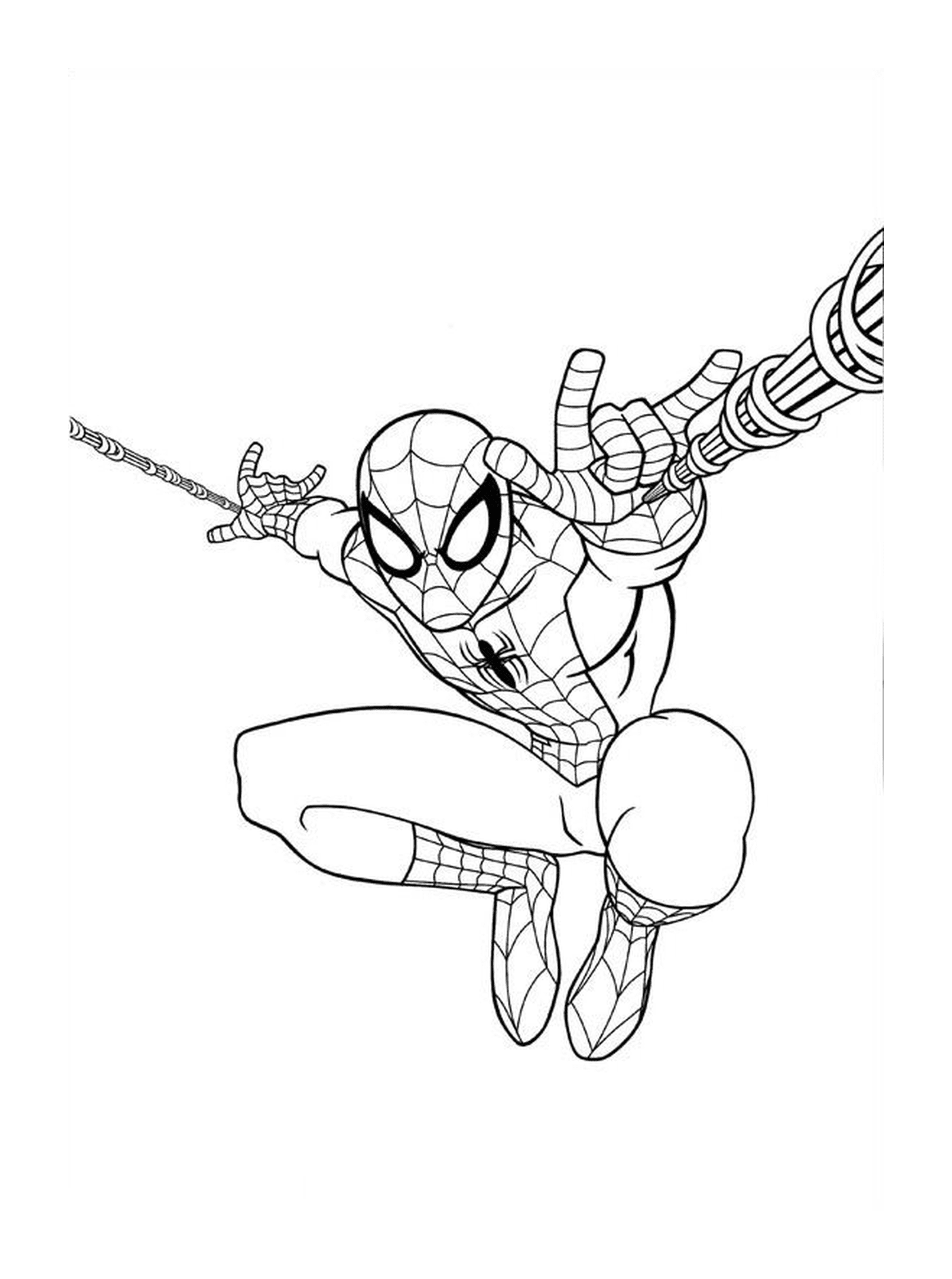  Homem-Aranha saltando 