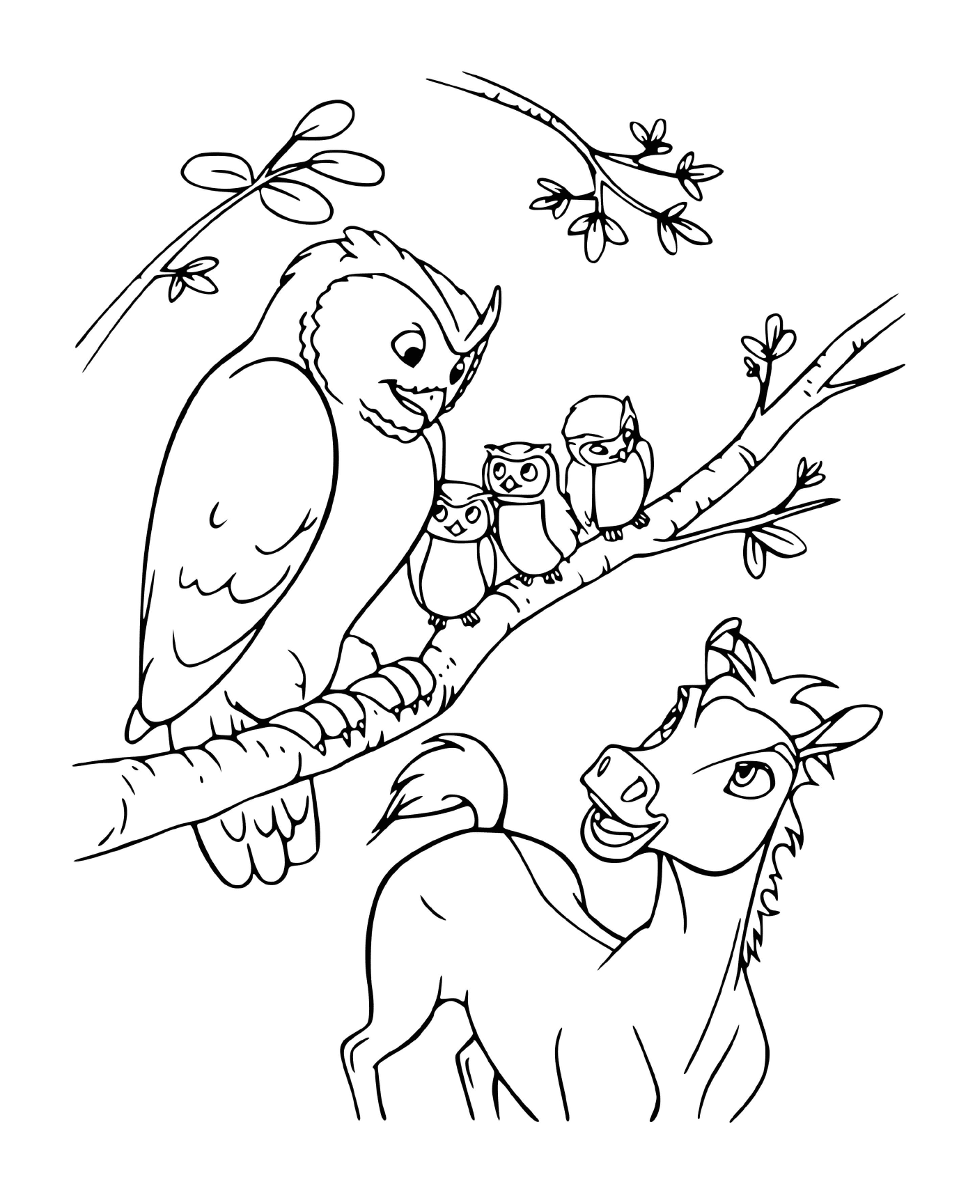  Baby Spirit e sua amiga coruja 