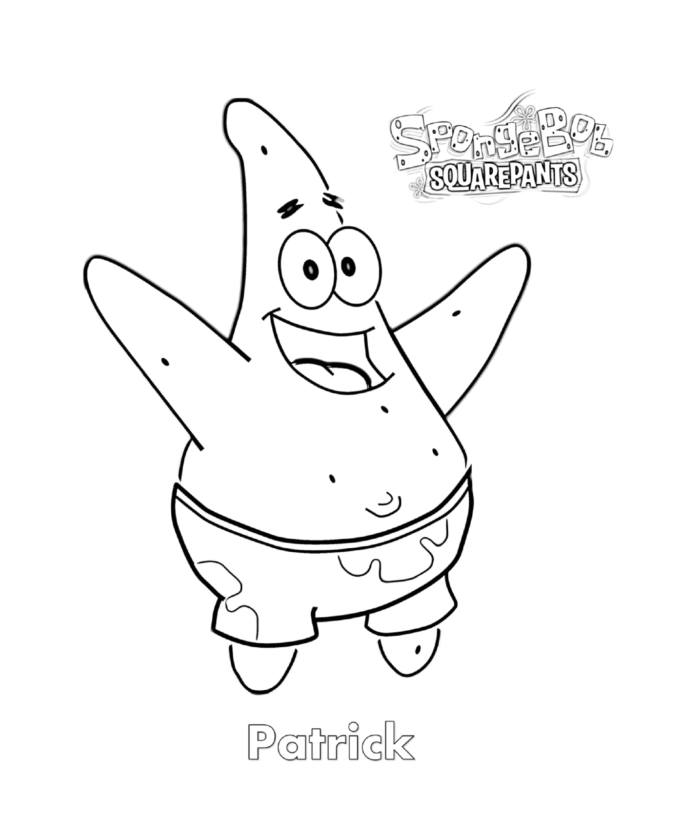  Patrick身材好,是海绵宝宝的人物 