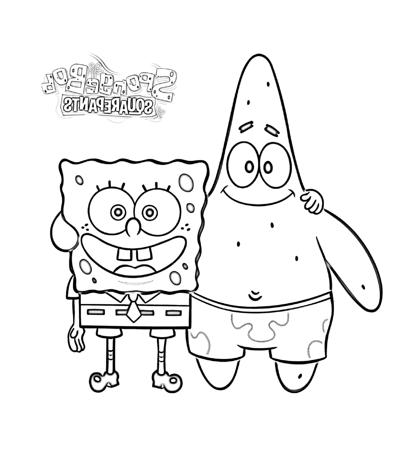  Spongebbob和Patrick,朋友 
