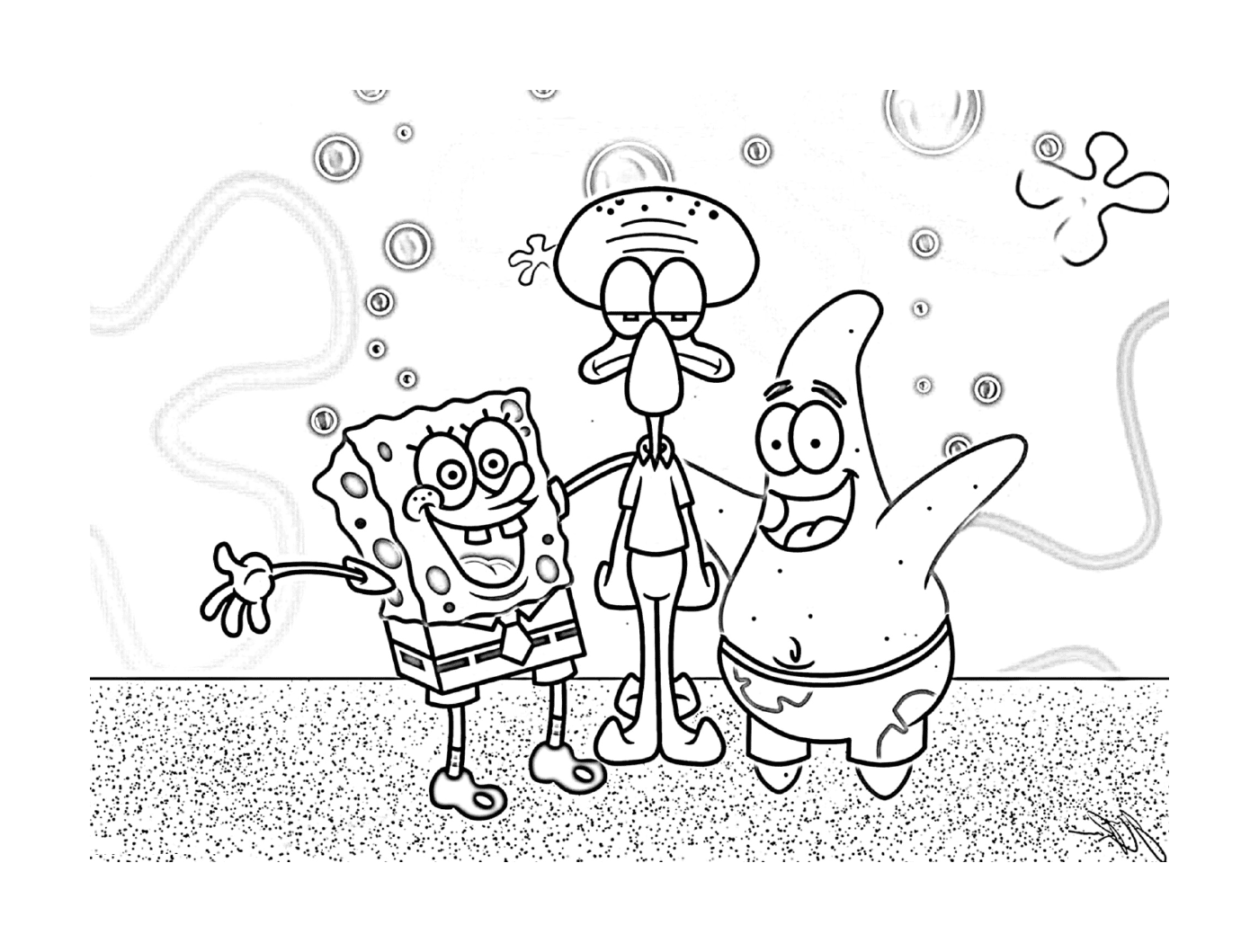  Spongebbob和Patrick, 一个幸福的家庭 