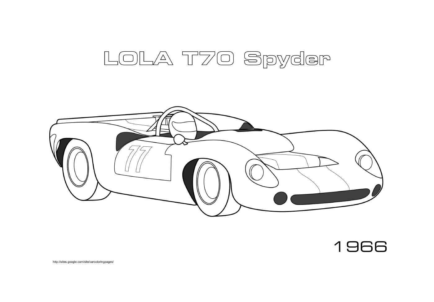  Lola T70 Spyder 1966年(1966年) 