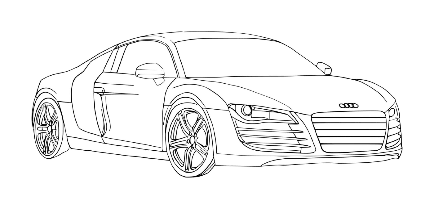  سيارة رياضية من طراز Audi Sport Car 