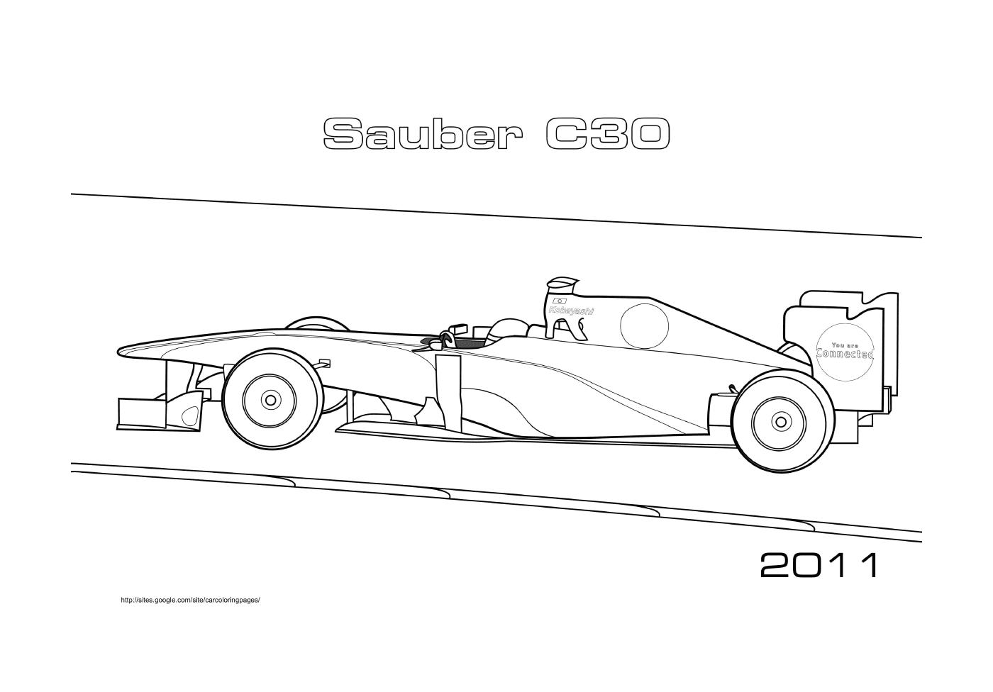  2011年F1 Sauber C30运动 