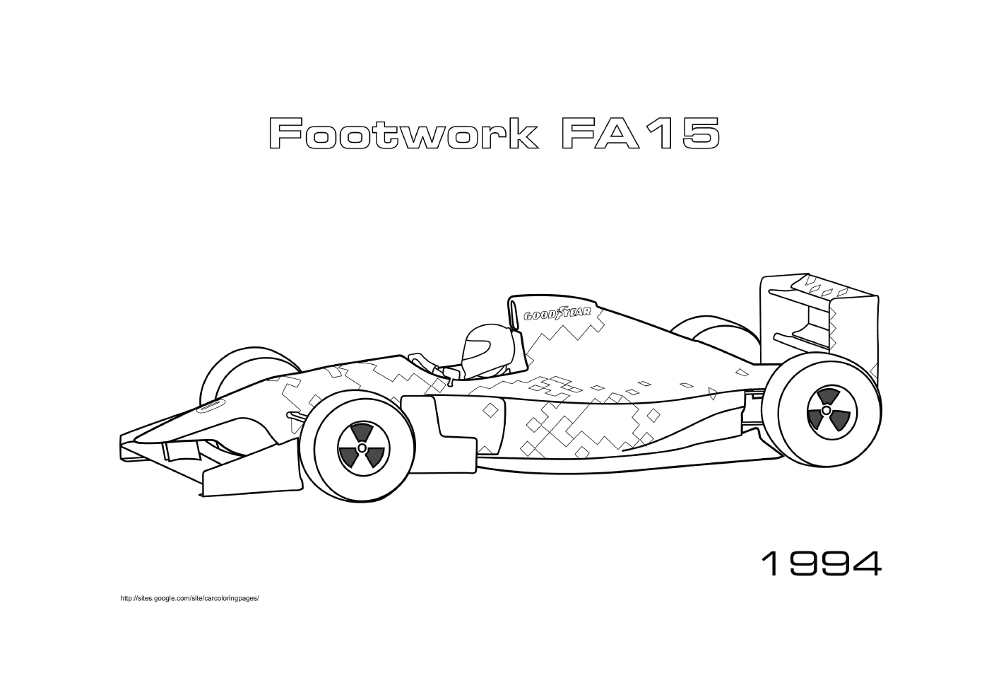  F1 F1 Footwork Fa15 1994 