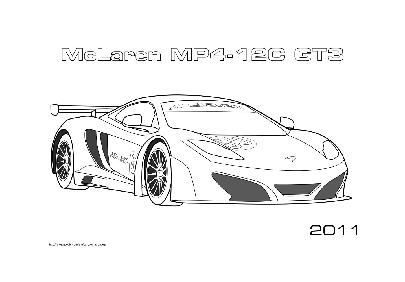  2011年McLaren MP4-12C GT3 