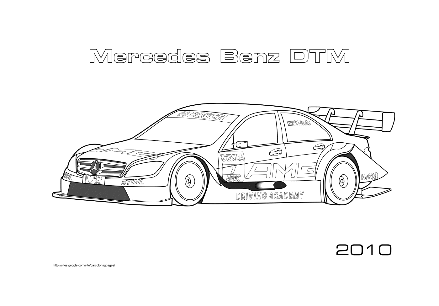  طراز Benz DTM 2010 