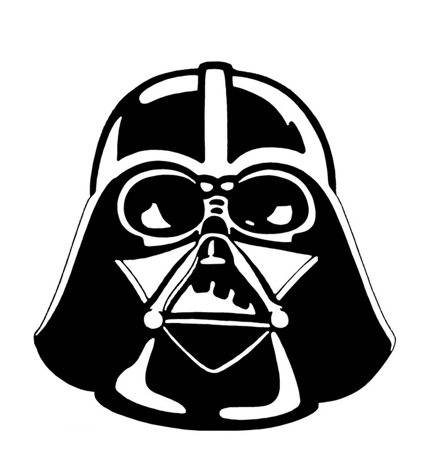  Retrato de Vader escuro de Star Wars 