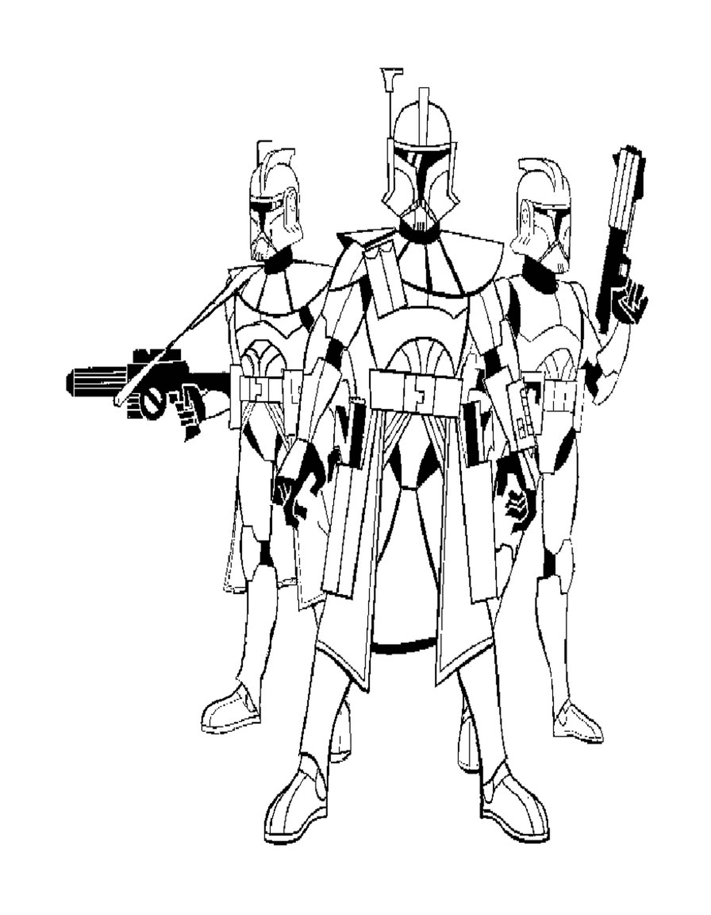  Grupo de personagens de Star Wars 