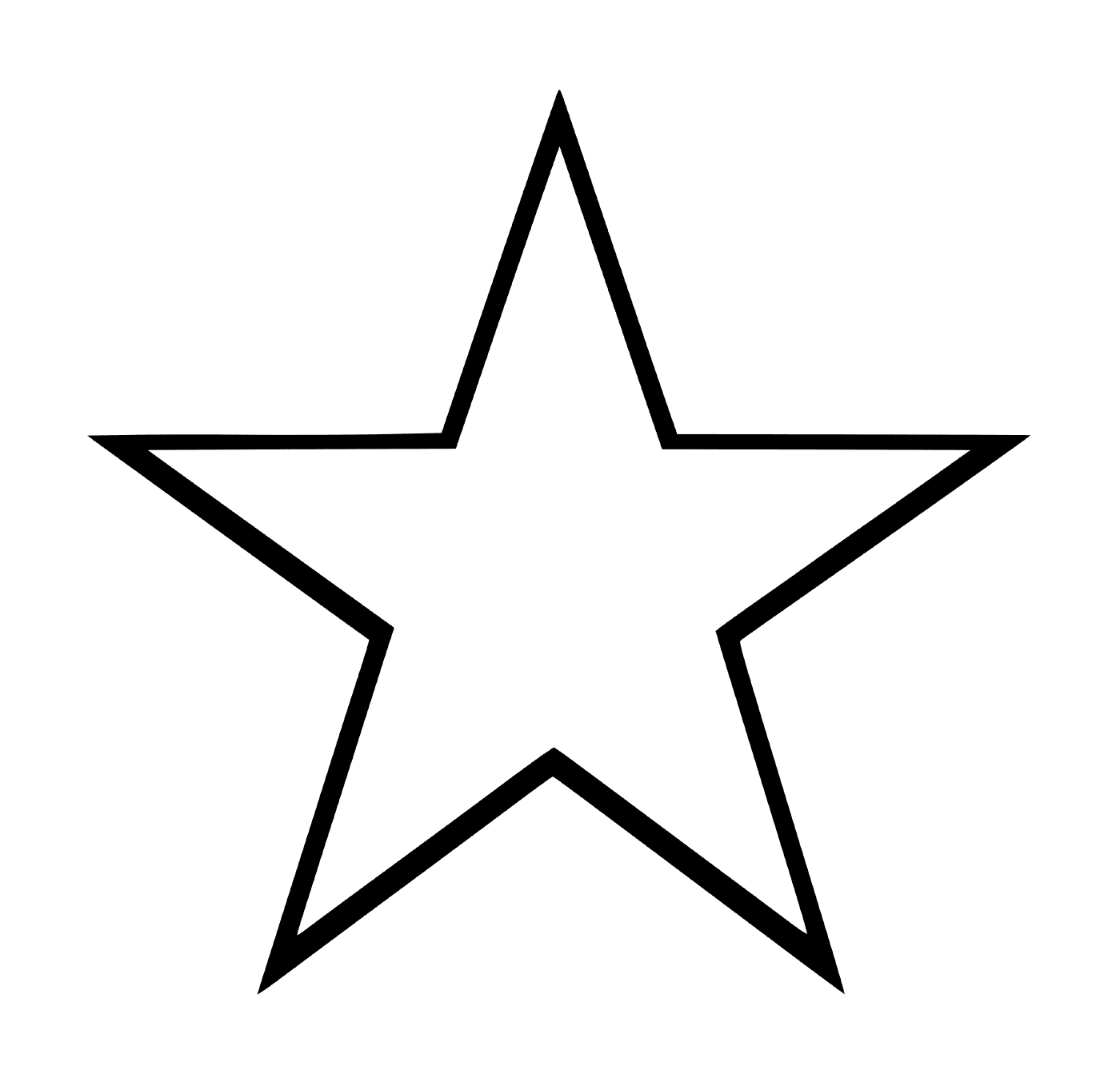  Uma estrela que é fácil de desenhar 