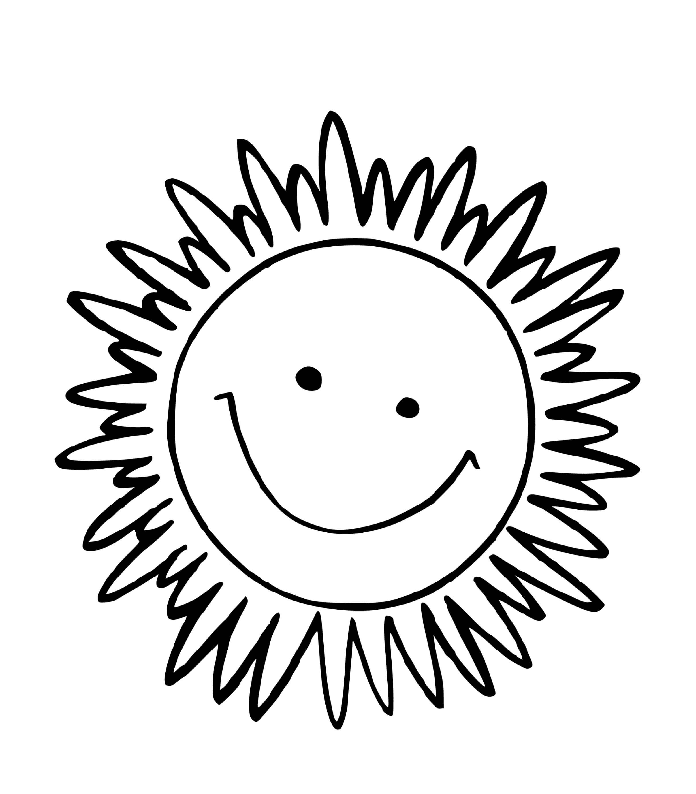  太阳在花朵中微笑 