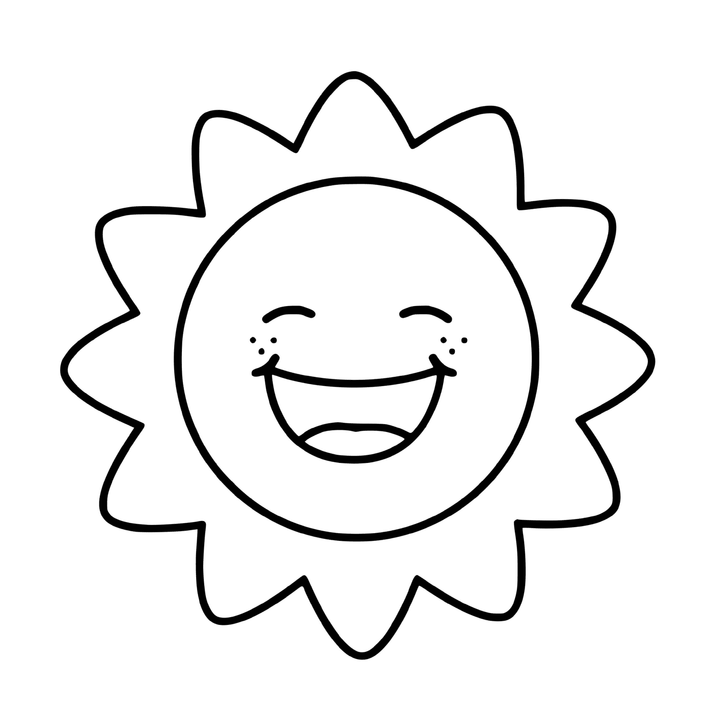  Sunshine chawi مبتسماً 