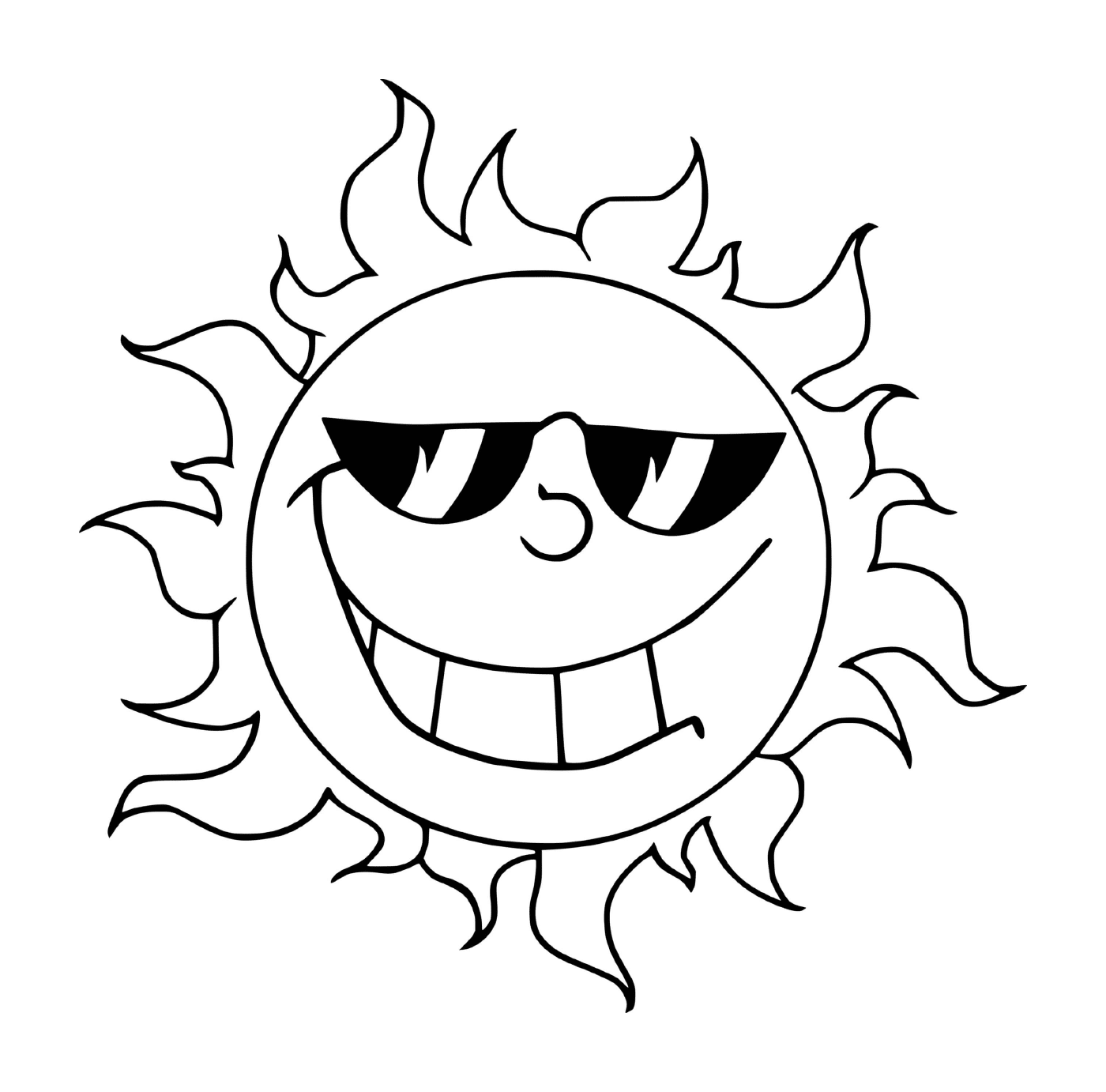  चश्‍मा सहित ठंडा सूर्य 