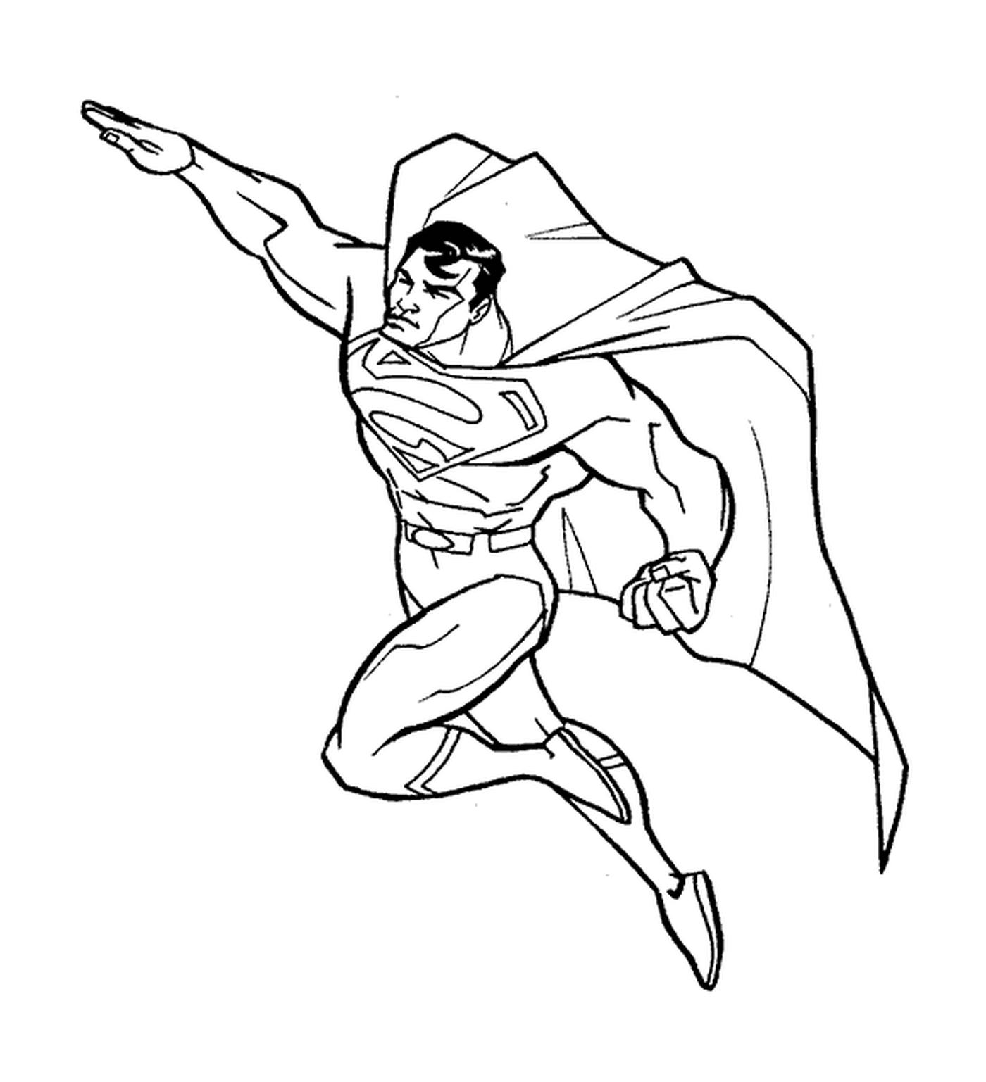  Super-Homem para colorir 