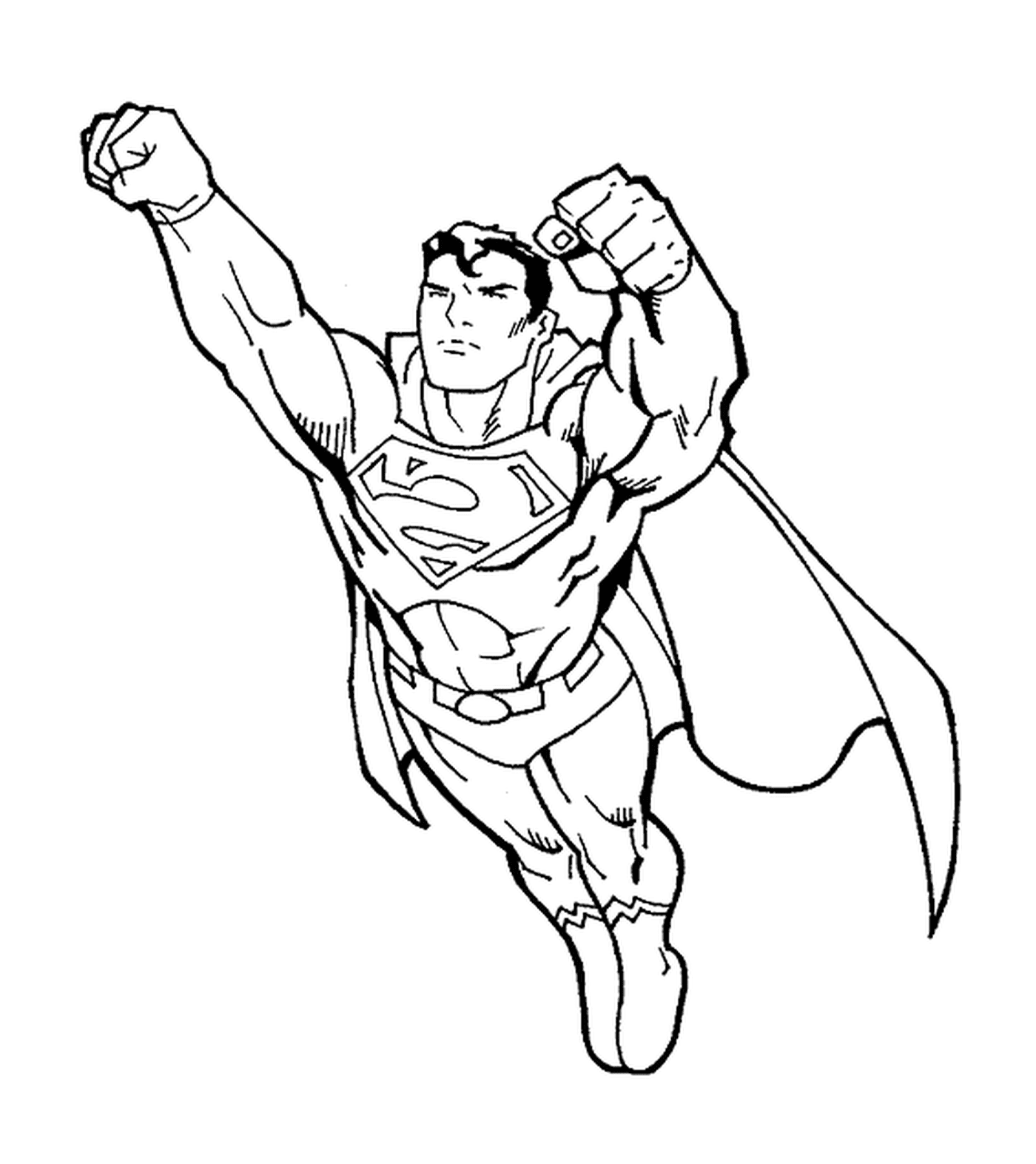  सुपरमैन, मुट्ठी आगे 