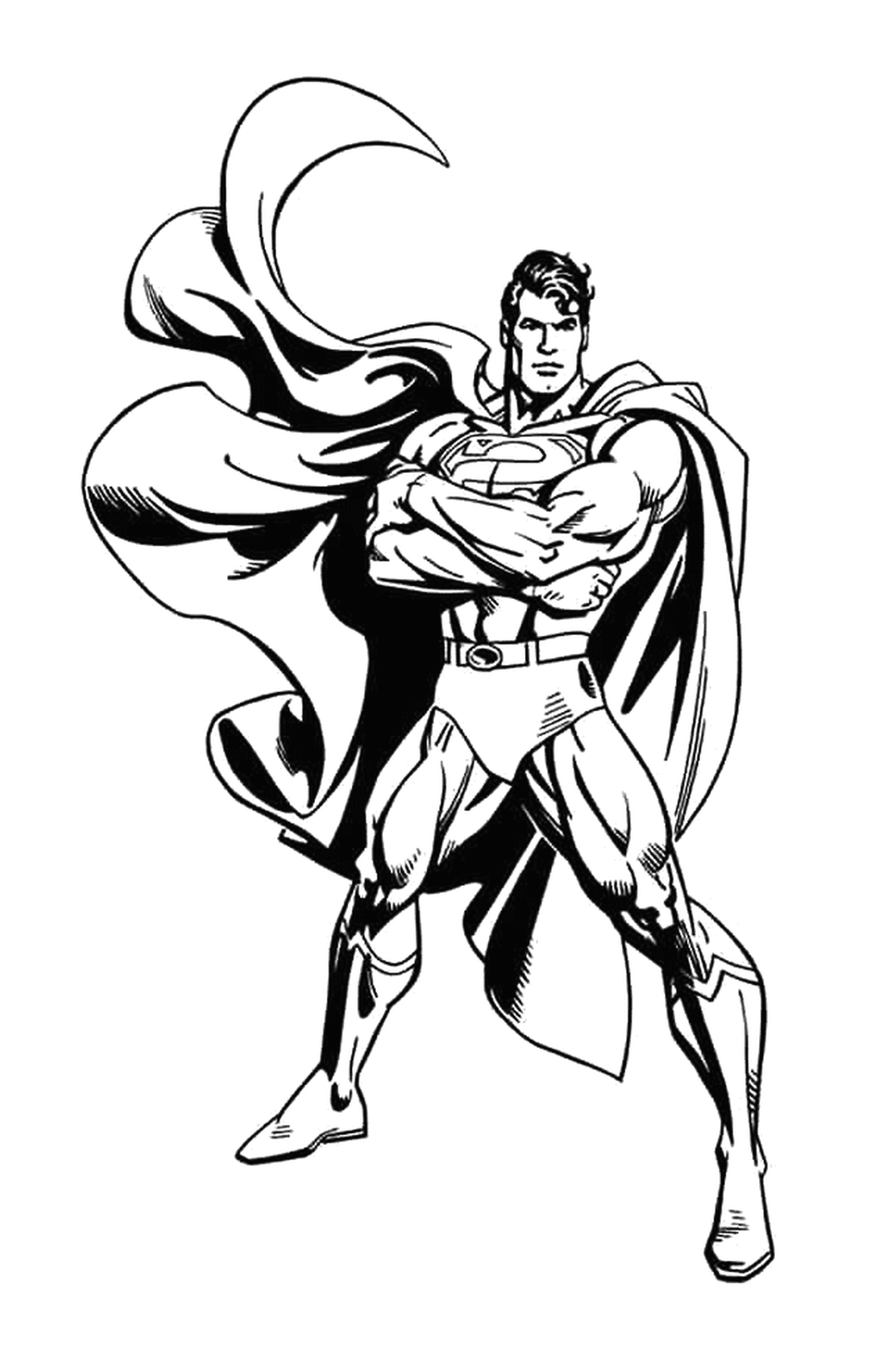  Superman com os braços cruzados 