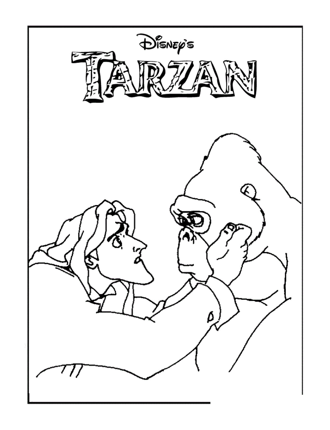  Tarzan e gorila 