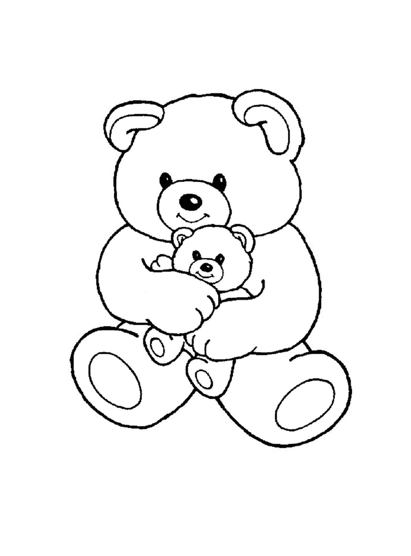  熊熊与幼熊 