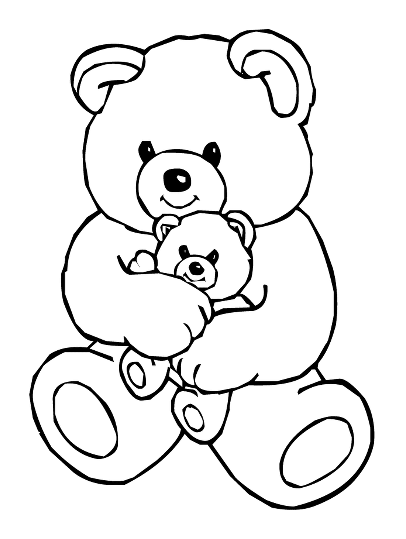  可爱的泰迪熊和泰迪熊 