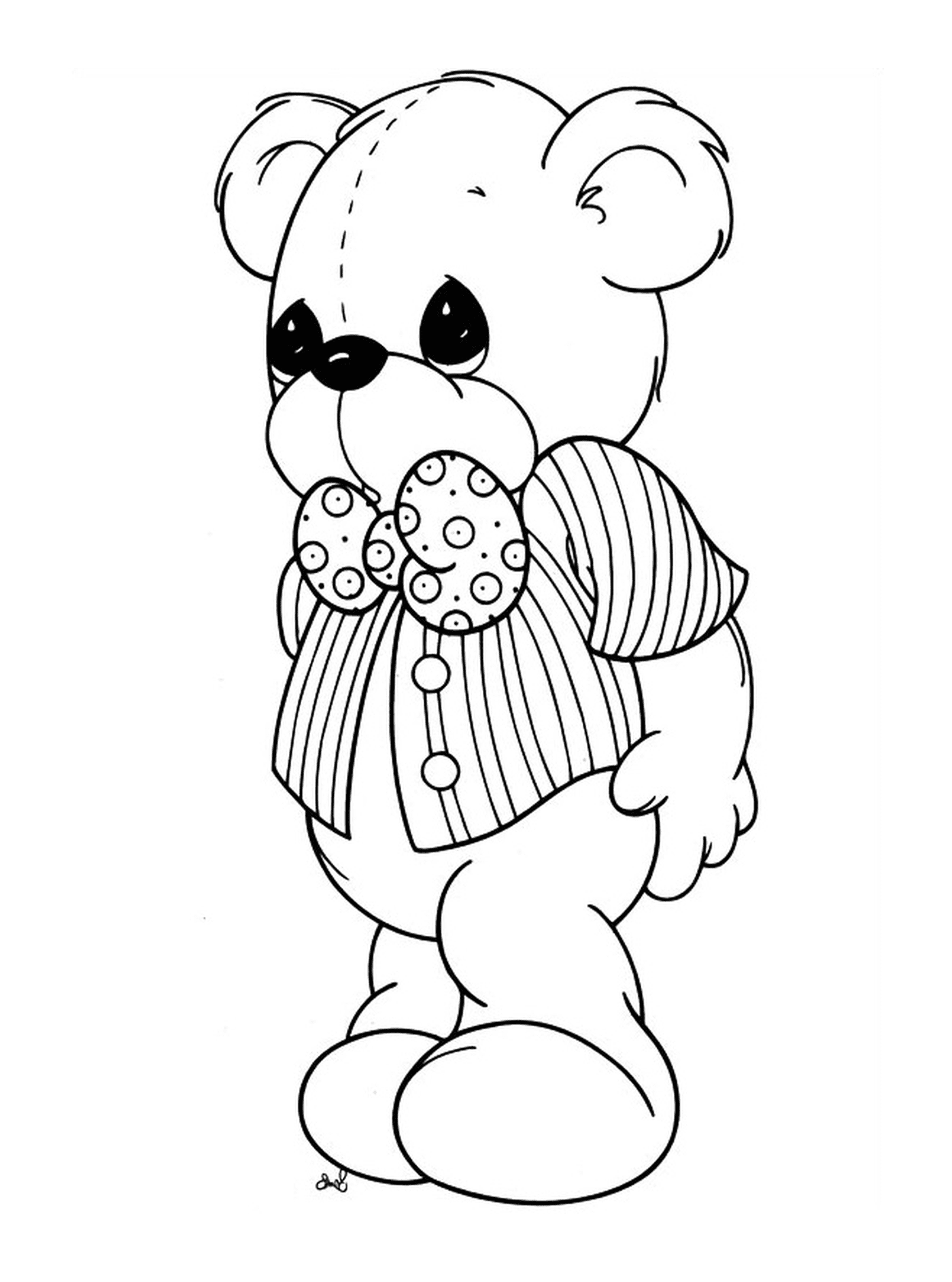  可爱的泰迪熊 