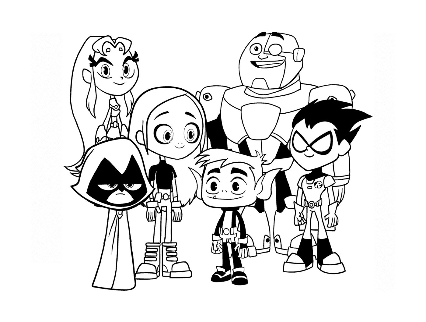  personagens do grupo de desenhos animados stand 