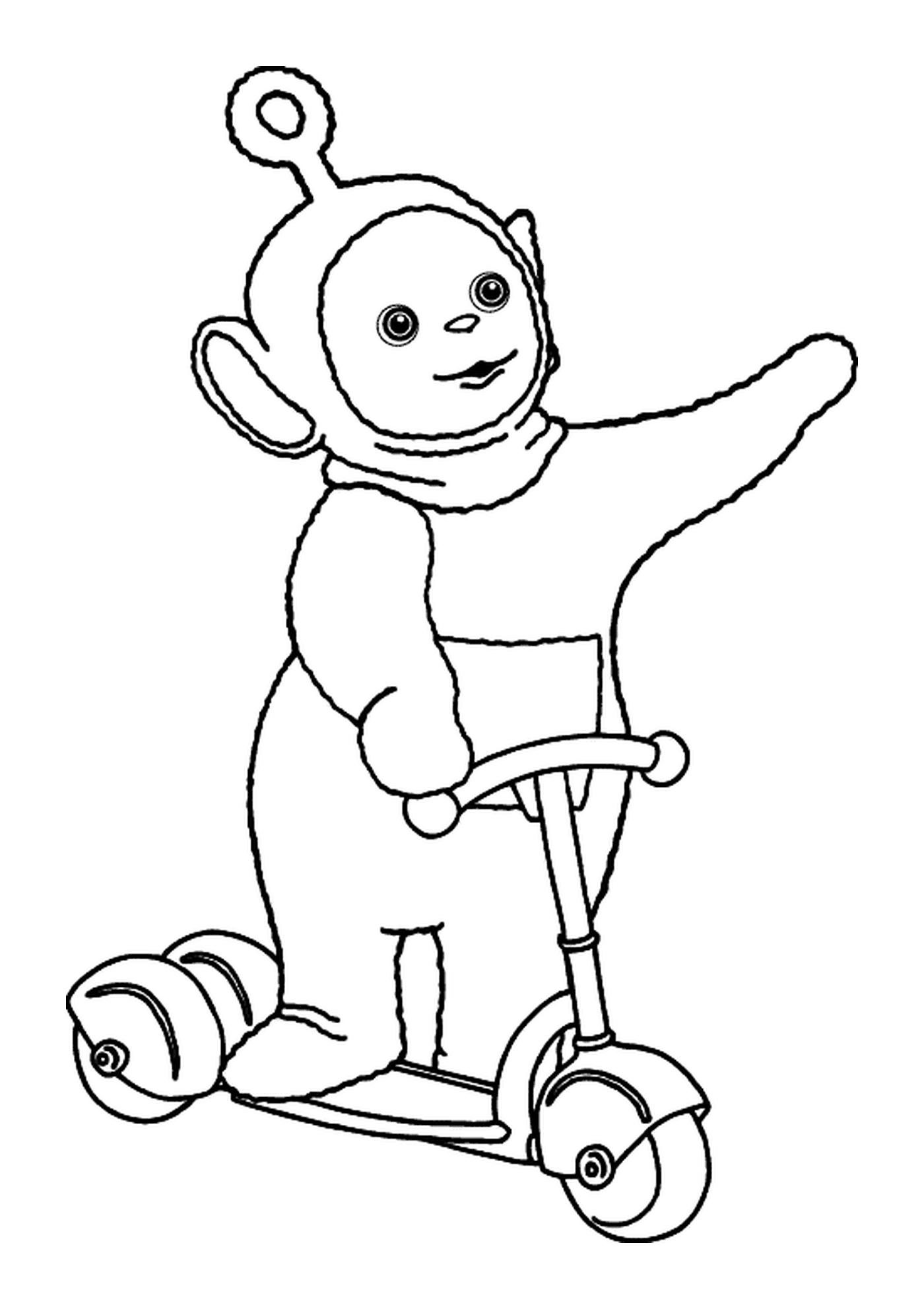  猴子骑三轮车的乐趣 
