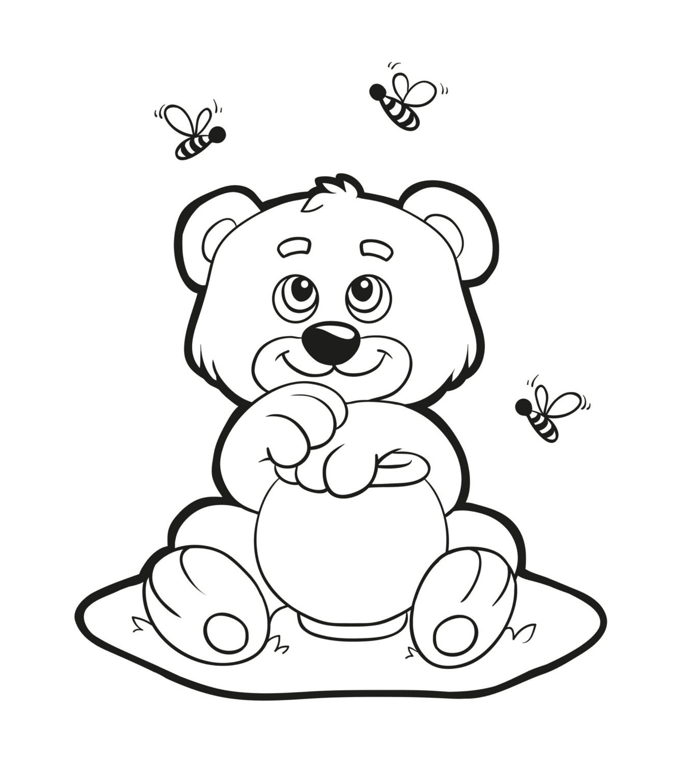  Bear Bear amante do mel 