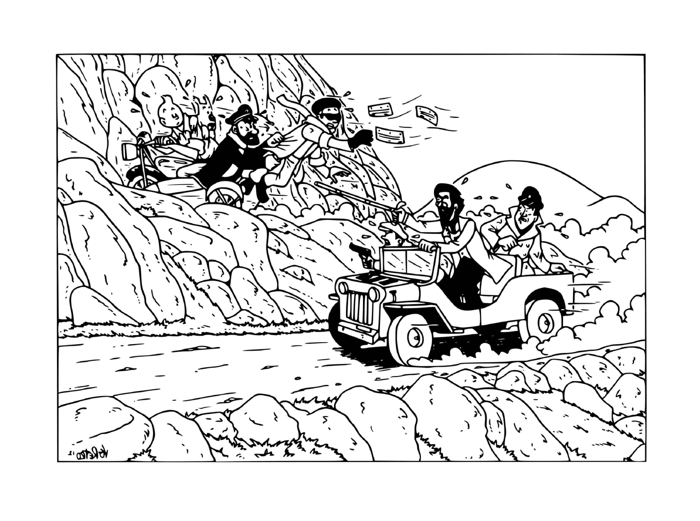  Tintin no deserto 