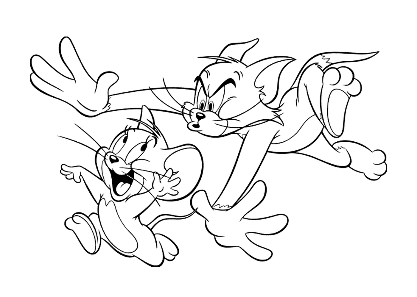  Tom corre atrás de Jerry 