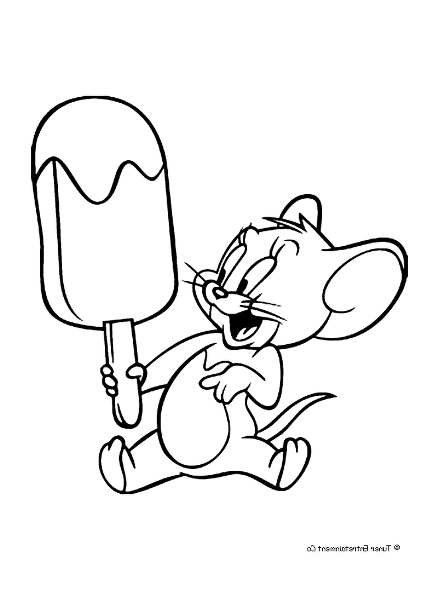  Jerry com um sorvete 
