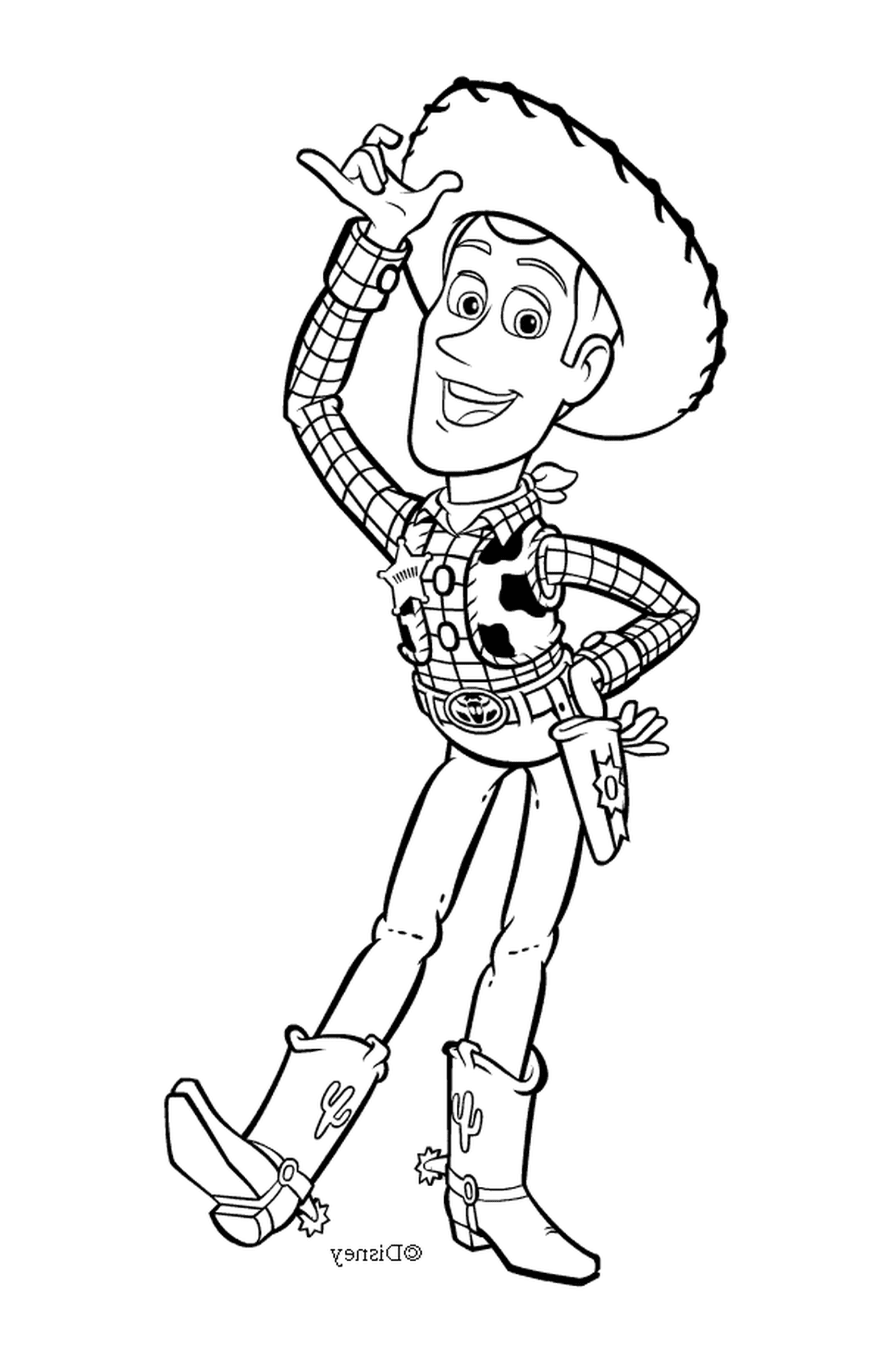  O intrépido sherif Woody 