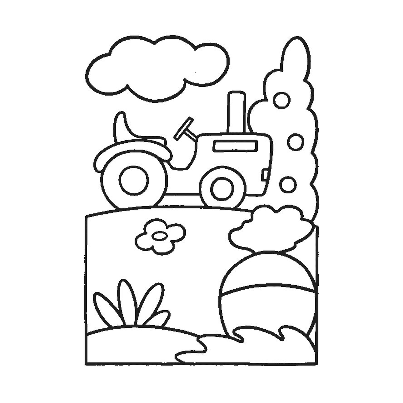  Tractor com garfo, versatilidade agrícola 