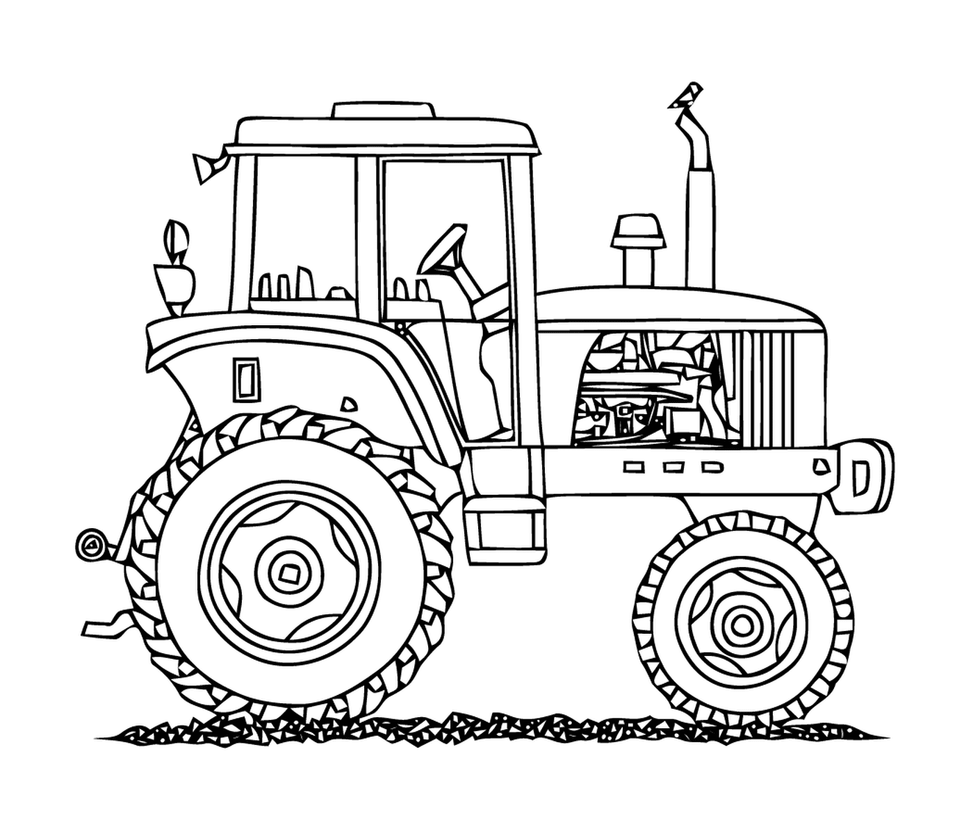  Tractor Verde Clássico 